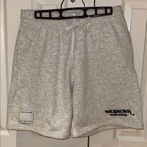 Holt Renfrew x House of Blanks Unisex Fleece Sweat Short Muskoka Camp Holts